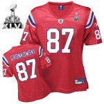 Jerseys Factory Cheap Patriots #87 Rob Gronkowski Red Women's Al