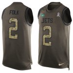 Jerseys Factory Cheap Nike Jets #2 Nick Folk Green Men's Stitche
