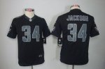 Jerseys Factory Cheap Nike Raiders #34 Bo Jackson Black Impact Y