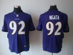 Jerseys Factory Cheap Nike Ravens #92 Haloti Ngata Purple Team C