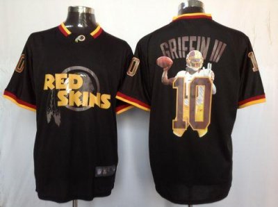 Jerseys Factory Cheap Nike Redskins #10 Robert Griffin III Black