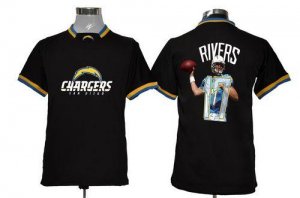 Jerseys Factory Cheap Nike Chargers #17 Philip Rivers Black Men'