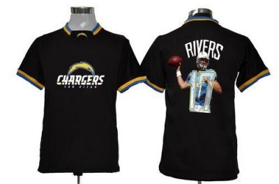 Jerseys Factory Cheap Nike Chargers #17 Philip Rivers Black Men'