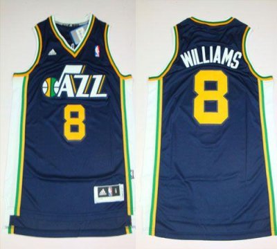 Jerseys Factory Cheap Jazz #8 Deron Williams Blue Road Revolutio