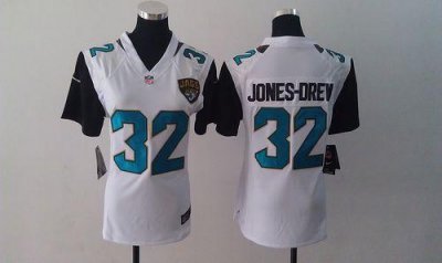 Jerseys Factory Cheap Nike Jaguars #32 Maurice Jones-Drew White