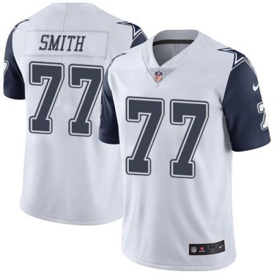 Jerseys Factory Cheap Nike Cowboys #77 Tyron Smith White Men's S