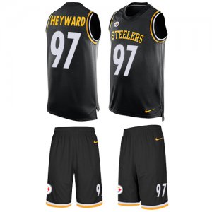 Jerseys Factory Cheap Nike Steelers #97 Cameron Heyward Black Te