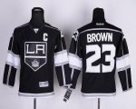 Jerseys Factory Cheap Kings #23 Dustin Brown Black Home Embroide