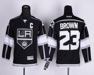 Jerseys Factory Cheap Kings #23 Dustin Brown Black Home Embroide