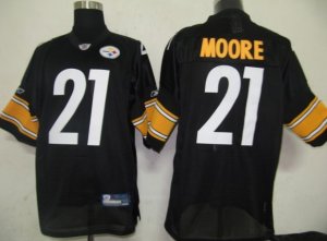 Jerseys Factory Cheap Steelers #21 Mewelde Moore Black Stitched