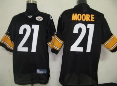 Jerseys Factory Cheap Steelers #21 Mewelde Moore Black Stitched