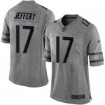 Jerseys Factory Cheap Nike Bears #17 Alshon Jeffery Gray Men's S