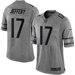Jerseys Factory Cheap Nike Bears #17 Alshon Jeffery Gray Men's S