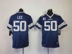 Jerseys Factory Cheap Nike Cowboys #50 Sean Lee Navy Blue Team C