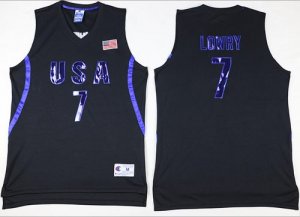 Jerseys Factory Cheap Nike Team USA #7 Kyle Lowry Black 2016 Dre