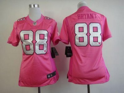 Jerseys Factory Cheap Nike Cowboys #88 Dez Bryant Pink Women's B