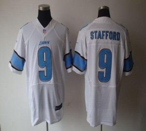 Jerseys Factory Cheap Nike Lions #9 Matthew Stafford White Men's