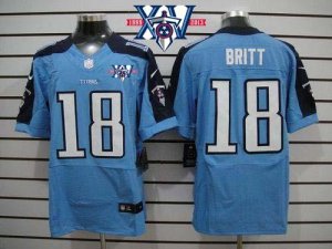 Jerseys Factory Cheap Nike Titans #18 Kenny Britt Light Blue Tea