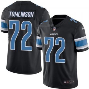 Jerseys Factory Cheap Nike Lions #72 Laken Tomlinson Black Men's