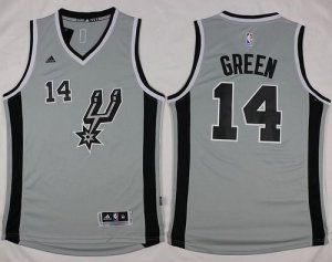 Jerseys Factory Cheap Spurs #14 Danny Green Grey Alternate Stitc