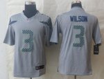 Jerseys Factory Cheap Nike Seahawks #3 Russell Wilson Grey Alter