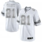 Jerseys Factory Cheap Nike Cowboys #21 Ezekiel Elliott White Men