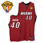 Jerseys Factory Cheap Heat #40 Udonis Haslem Red Finals Patch St