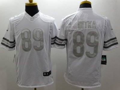 Jerseys Factory Cheap Nike Bears #89 Mike Ditka White Men's Stit