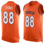 Jerseys Factory Cheap Nike Broncos #88 Demaryius Thomas Orange T