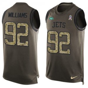 Jerseys Factory Cheap Nike Jets #92 Leonard Williams Green Men's