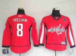 Jerseys Factory Cheap Capitals #8 Alex Ovechkin Embroidered Red