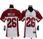 Jerseys Factory Cheap Nike Cardinals #26 Chris Wells White Youth