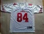 Jerseys Factory Cheap 49ers #84 Randy Moss White Stitched NFL Je