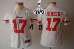 Jerseys Factory Cheap Nike 49ers #17 A.J. Jenkins White Super Bo
