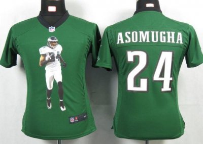 Jerseys Factory Cheap Nike Eagles #24 Nnamdi Asomugha Midnight G