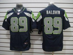 Jerseys Factory Cheap Nike Seahawks #89 Doug Baldwin Steel Blue