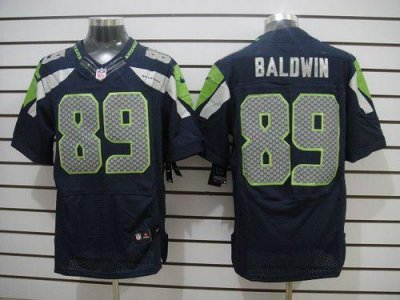 Jerseys Factory Cheap Nike Seahawks #89 Doug Baldwin Steel Blue