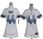 Jerseys Factory Cheap Nike Lions #44 Jahvid Best White Women's E