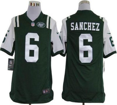 Jerseys Factory Cheap Nike Jets #6 Mark Sanchez Green Team Color