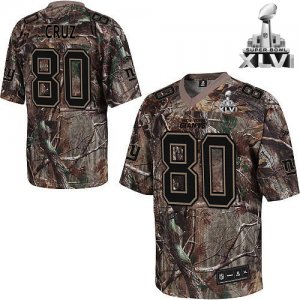 Jerseys Factory Cheap Giants #80 Victor Cruz Camouflage Realtree
