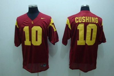 Jerseys Factory Cheap Trojans #10 Brian Cushing Red Embroidered
