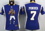 Jerseys Factory Cheap Nike Vikings #7 Christian Ponder Purple Te
