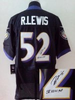 Jerseys Factory Cheap Nike Ravens #52 Ray Lewis Black Alternate