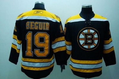 Jerseys Factory Cheap Bruins #19 Tyler Seguin Embroidered Black