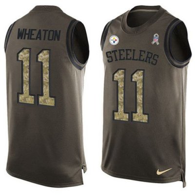 Jerseys Factory Cheap Nike Steelers #11 Markus Wheaton Green Men