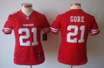 Jerseys Factory Cheap Nike 49ers #21 Frank Gore Red Team Color W