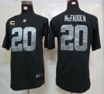 Jerseys Factory Cheap Nike Raiders #20 Darren McFadden Black Tea