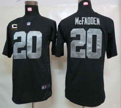 Jerseys Factory Cheap Nike Raiders #20 Darren McFadden Black Tea