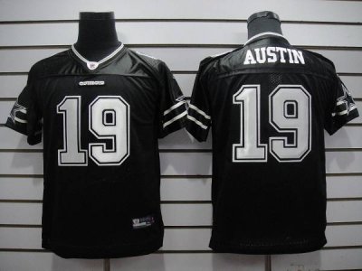 Jerseys Factory Cheap Cowboys #19 Miles Austin Black Shadow Embr