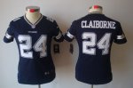 Jerseys Factory Cheap Nike Cowboys #24 Morris Claiborne Navy Blu